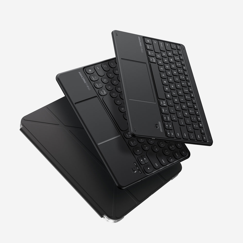 AmazingThing Minimal Case Keylite Combo Keyboard Case for iPad 11" 2022/2025 - Black_5
