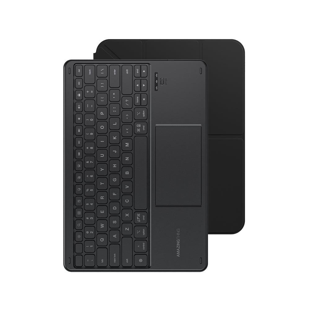 AmazingThing Minimal Case Keylite Combo Keyboard Case for iPad 11" 2022/2025 - Black_0