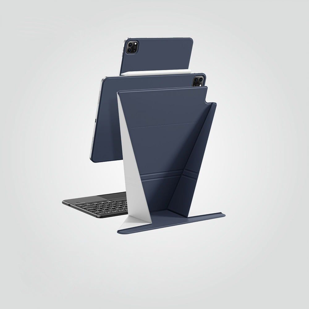AmazingThing Matte Pro Mag Folio Case with Stand for iPad Air 13" M3/M4 (2025/2026) - Blue_4