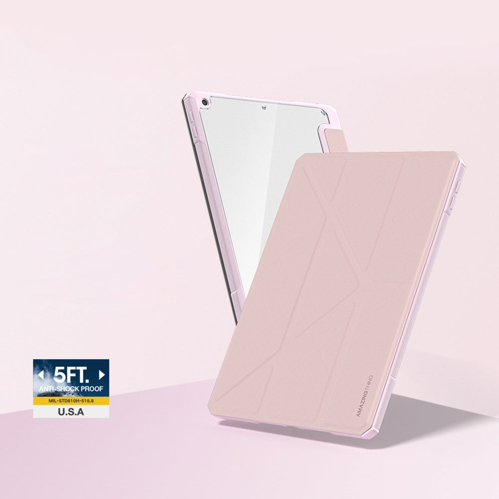 AmazingThing Titan Pro Folio Case for iPad Air 11" M3/M4 (2025/2026) - Pink_3
