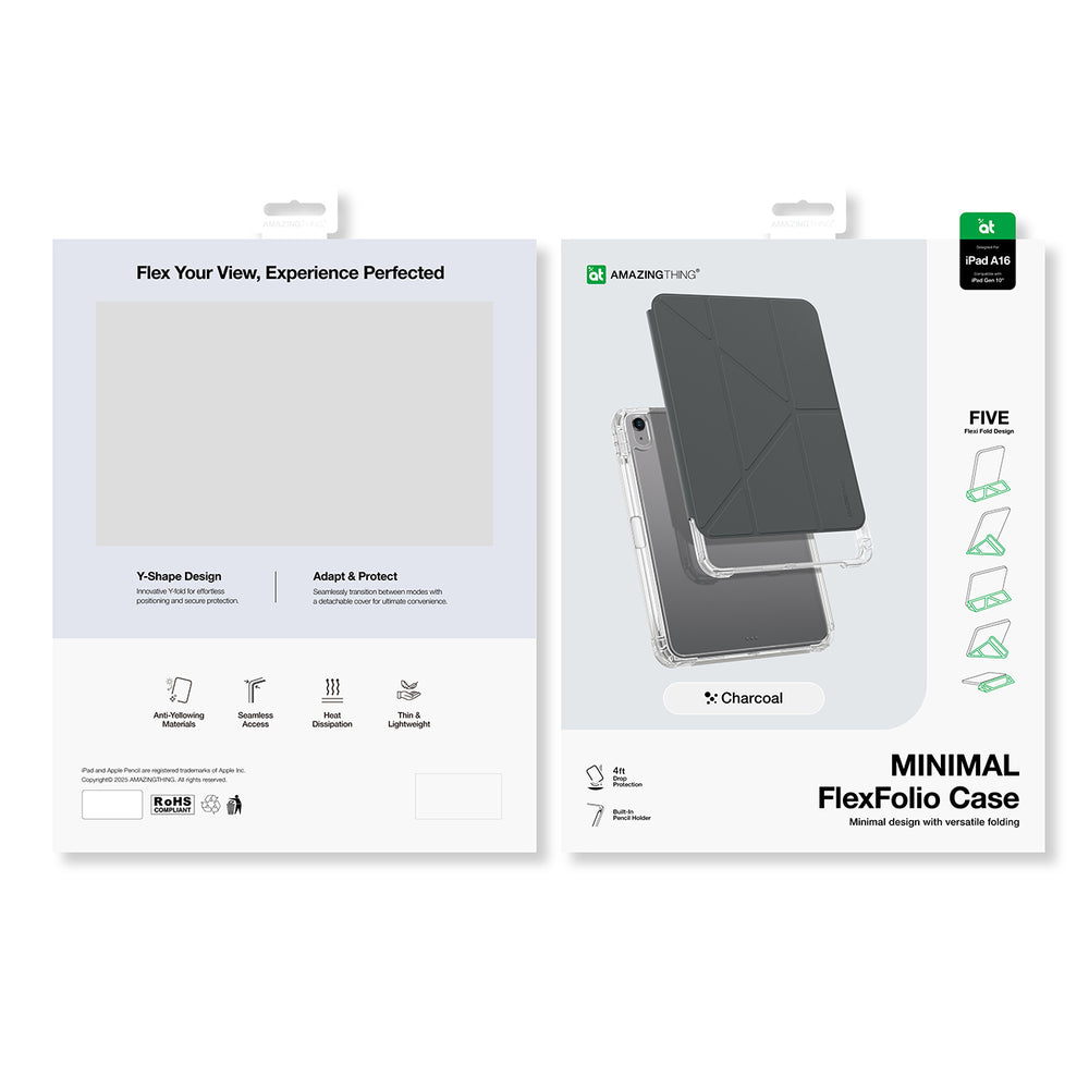 AmazingThing Minimal Case for iPad 11" 2022/2025 - Dark Gray_5