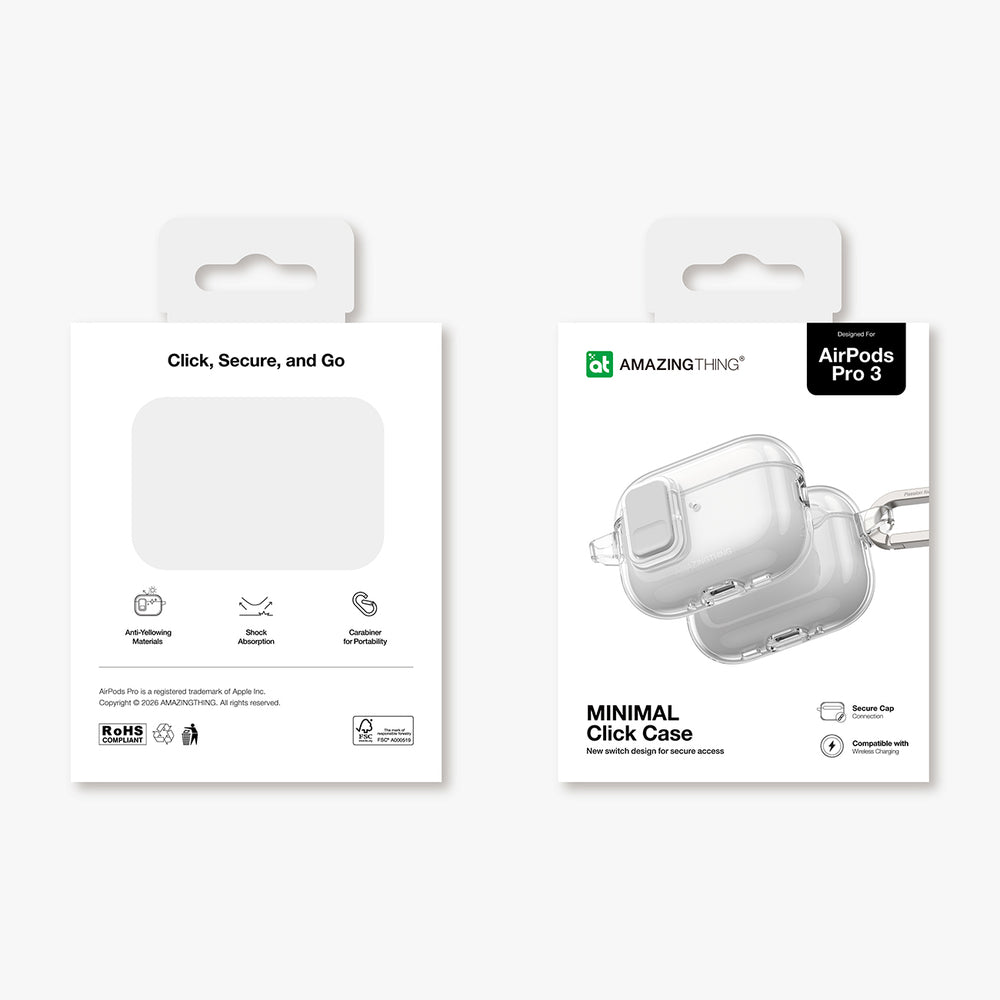 AmazingThing AirPods Pro 3 Minimal Case Clear_4