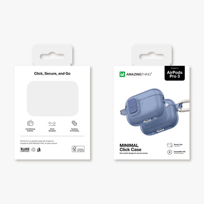 AmazingThing Minimal Case for AirPods Pro 3 - Blue_4