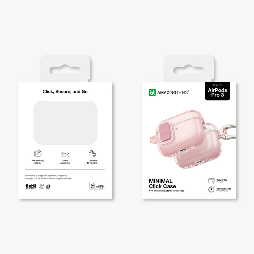 AmazingThing Minimal Case for AirPods Pro 3 - Pink_4