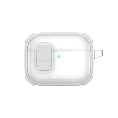AmazingThing Titan Pro Mag Case Clear for AirPods Pro 3 - White_0