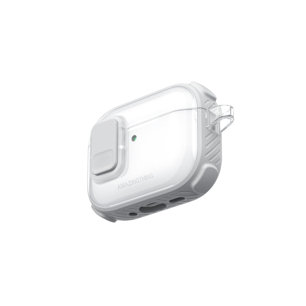 AmazingThing Titan Pro Mag Case Clear for AirPods Pro 3 - White_11