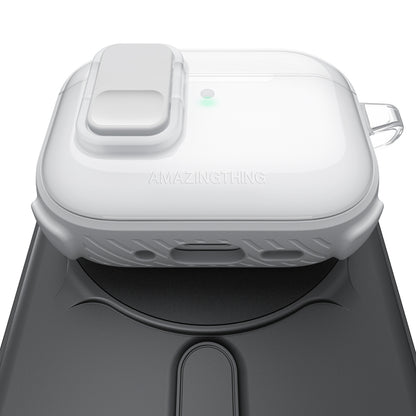 AmazingThing Titan Pro Mag Case Clear for AirPods Pro 3 - White_13