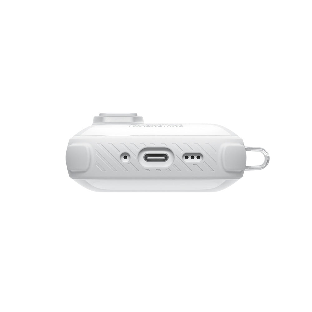 AmazingThing Titan Pro Mag Case Clear for AirPods Pro 3 - White_2