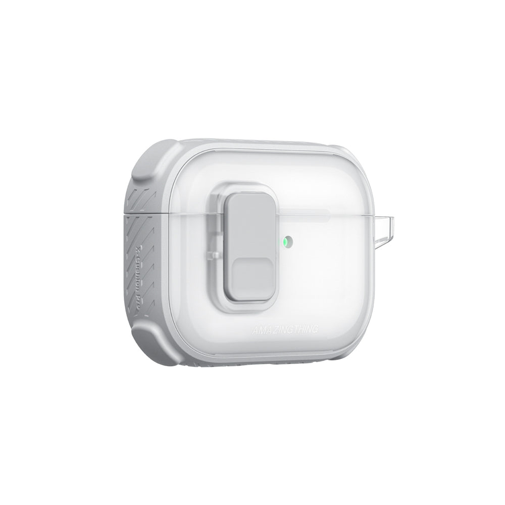 AmazingThing Titan Pro Mag Case Clear for AirPods Pro 3 - White_4