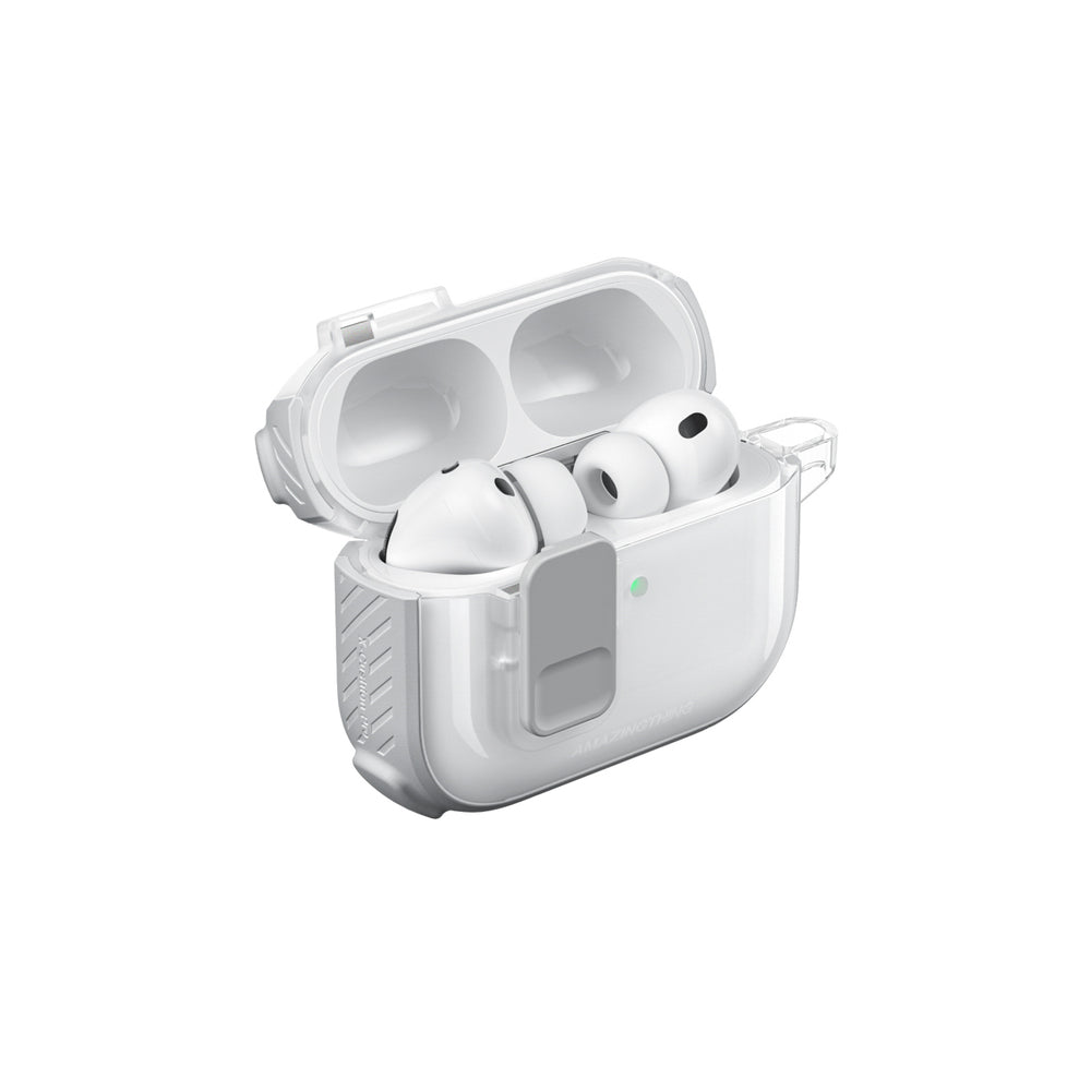 AmazingThing Titan Pro Mag Case Clear for AirPods Pro 3 - White_6