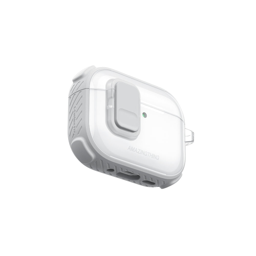 AmazingThing Titan Pro Mag Case Clear for AirPods Pro 3 - White_7