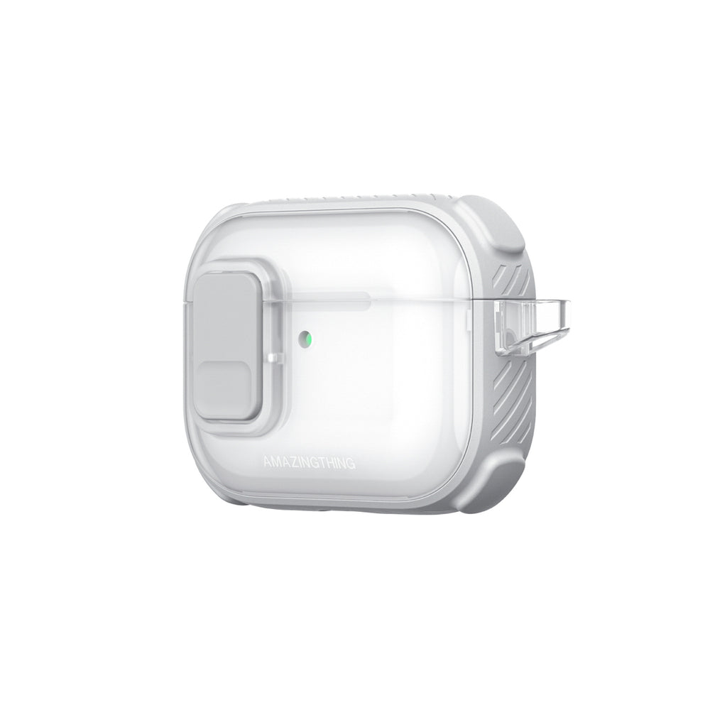 AmazingThing Titan Pro Mag Case Clear for AirPods Pro 3 - White_8