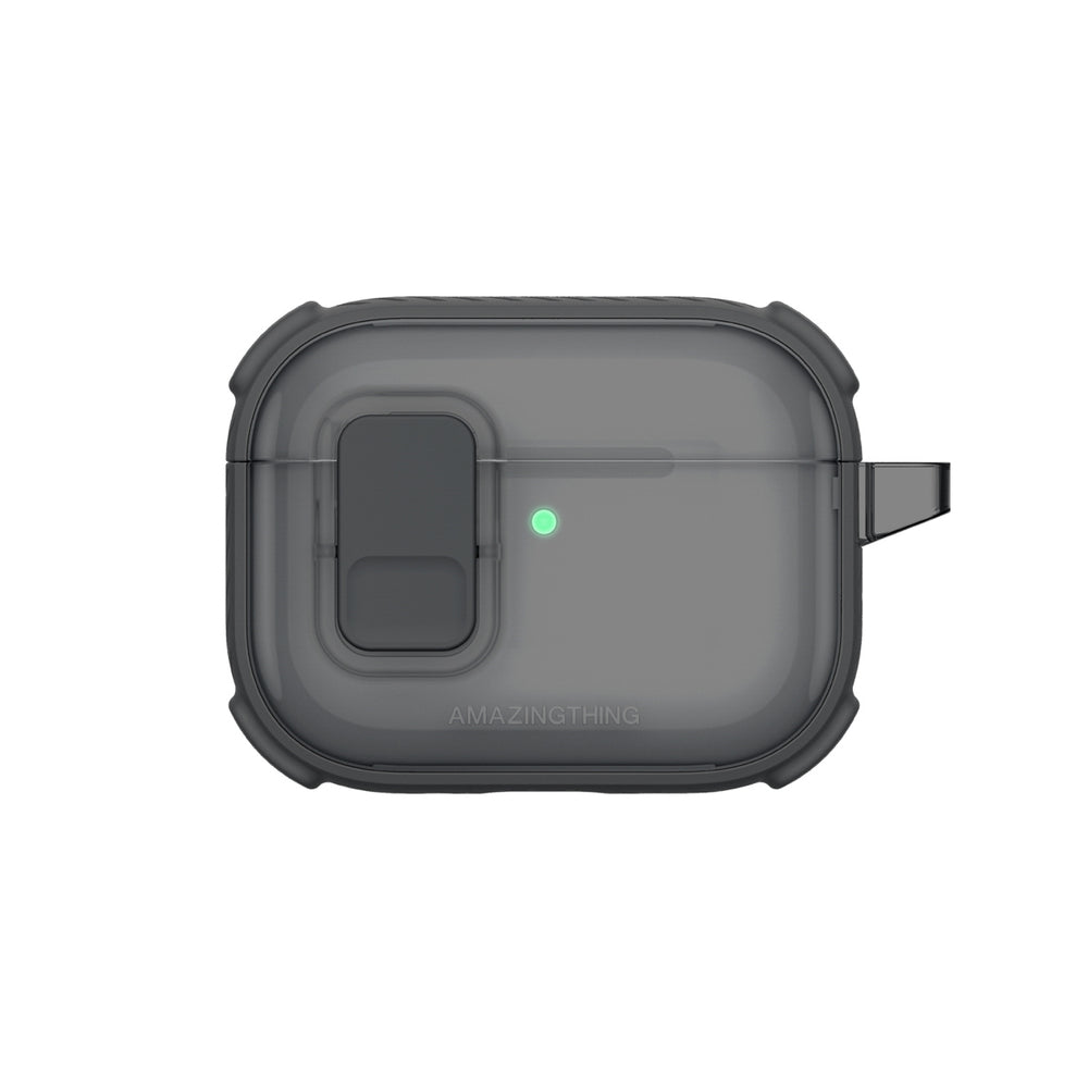 AmazingThing Titan Pro Mag Case Clear for AirPods Pro 3 - Black_0
