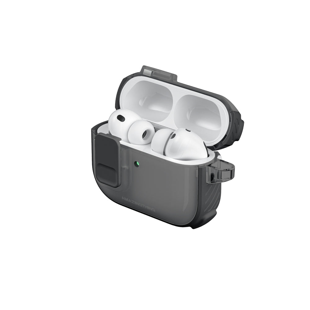 AmazingThing Titan Pro Mag Case Clear for AirPods Pro 3 - Black_10