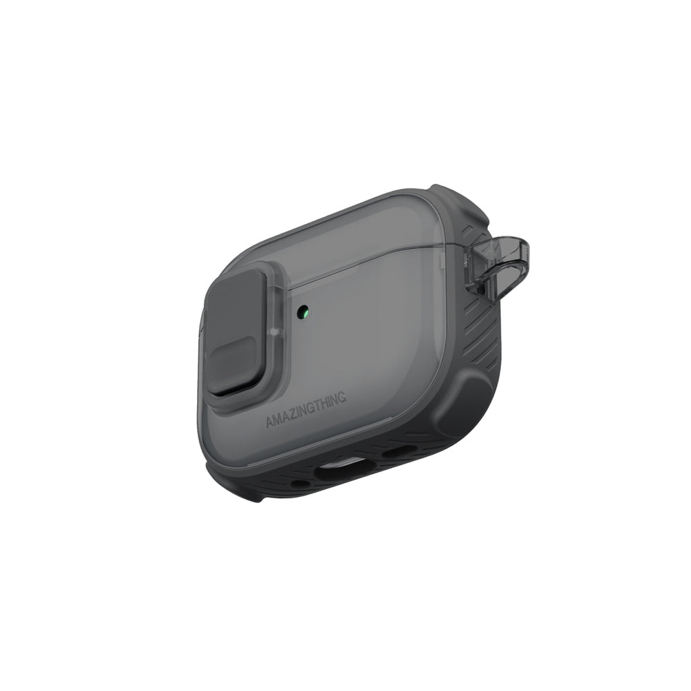 AmazingThing Titan Pro Mag Case Clear for AirPods Pro 3 - Black_11