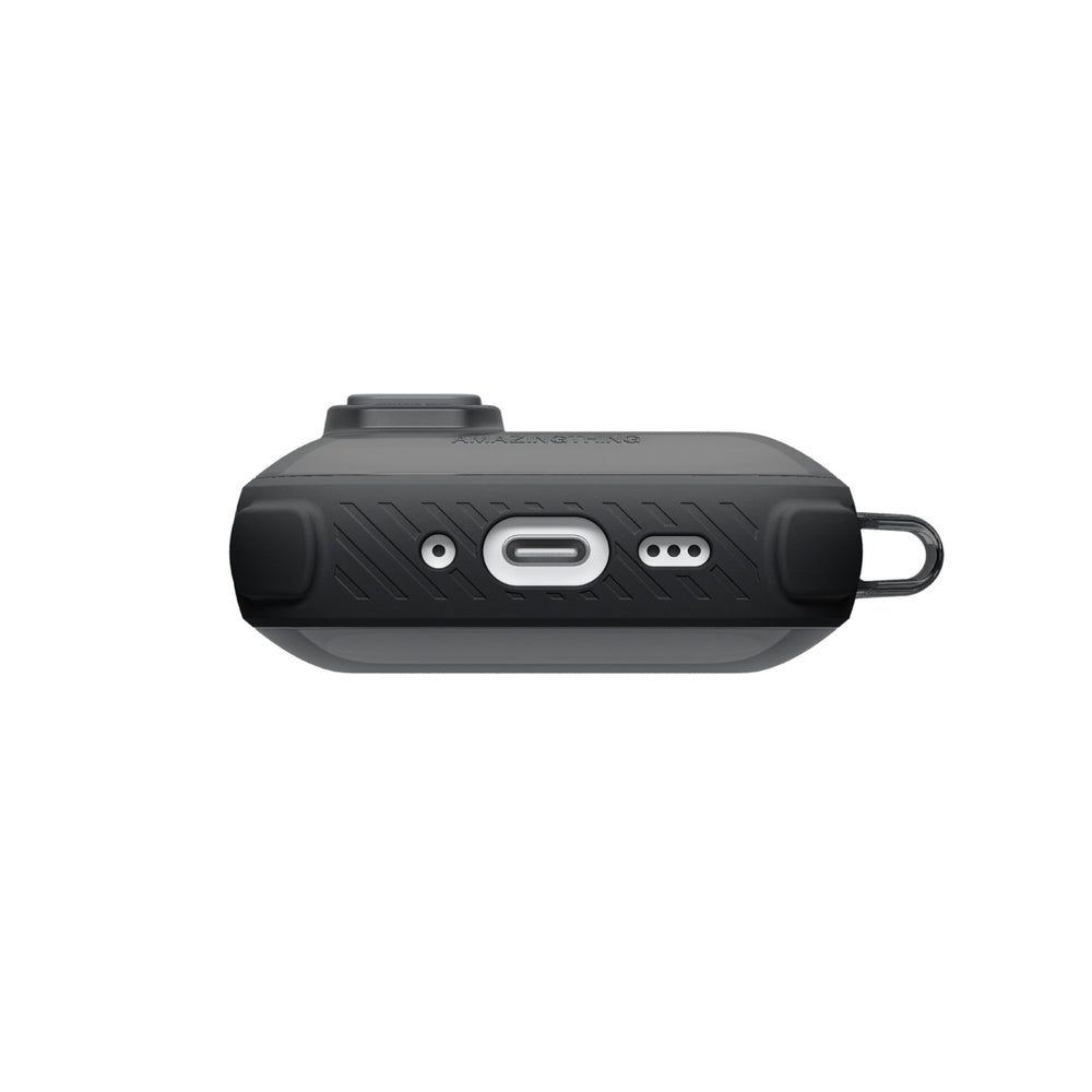 AmazingThing Titan Pro Mag Case Clear for AirPods Pro 3 - Black_2