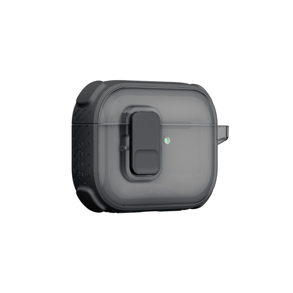 AmazingThing Titan Pro Mag Case Clear for AirPods Pro 3 - Black_4