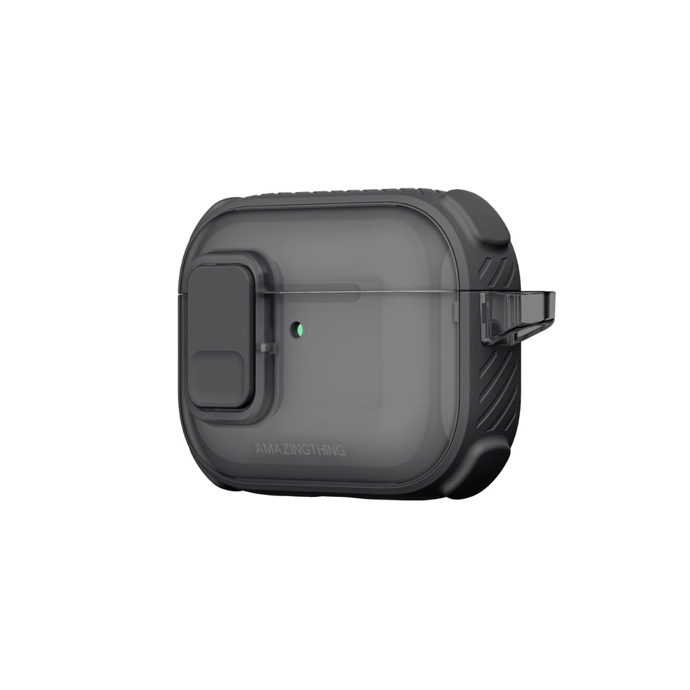 AmazingThing Titan Pro Mag Case Clear for AirPods Pro 3 - Black_8