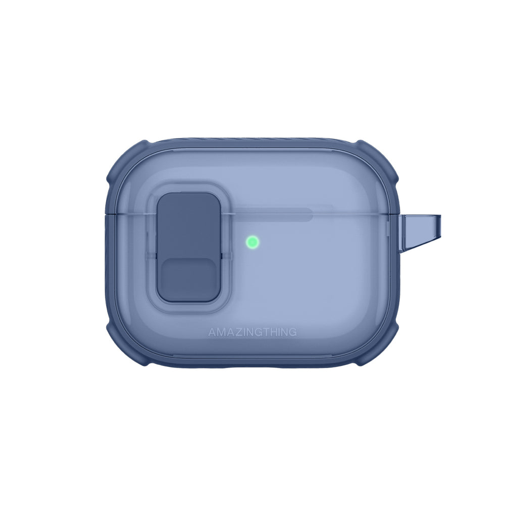 AmazingThing Titan Pro Mag Case Clear for AirPods Pro 3 - Blue_0