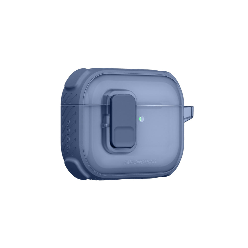 AmazingThing Titan Pro Mag Case Clear for AirPods Pro 3 - Blue_4