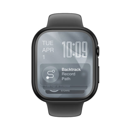 AmazingThing Radix Glass Screen Protector with Case for Apple Watch Series 11 46mm - Black_1
