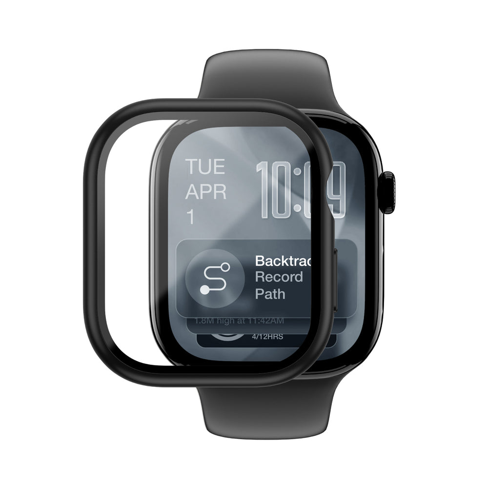 AmazingThing Radix Glass Screen Protector with Case for Apple Watch Series 11 46mm - Black_2