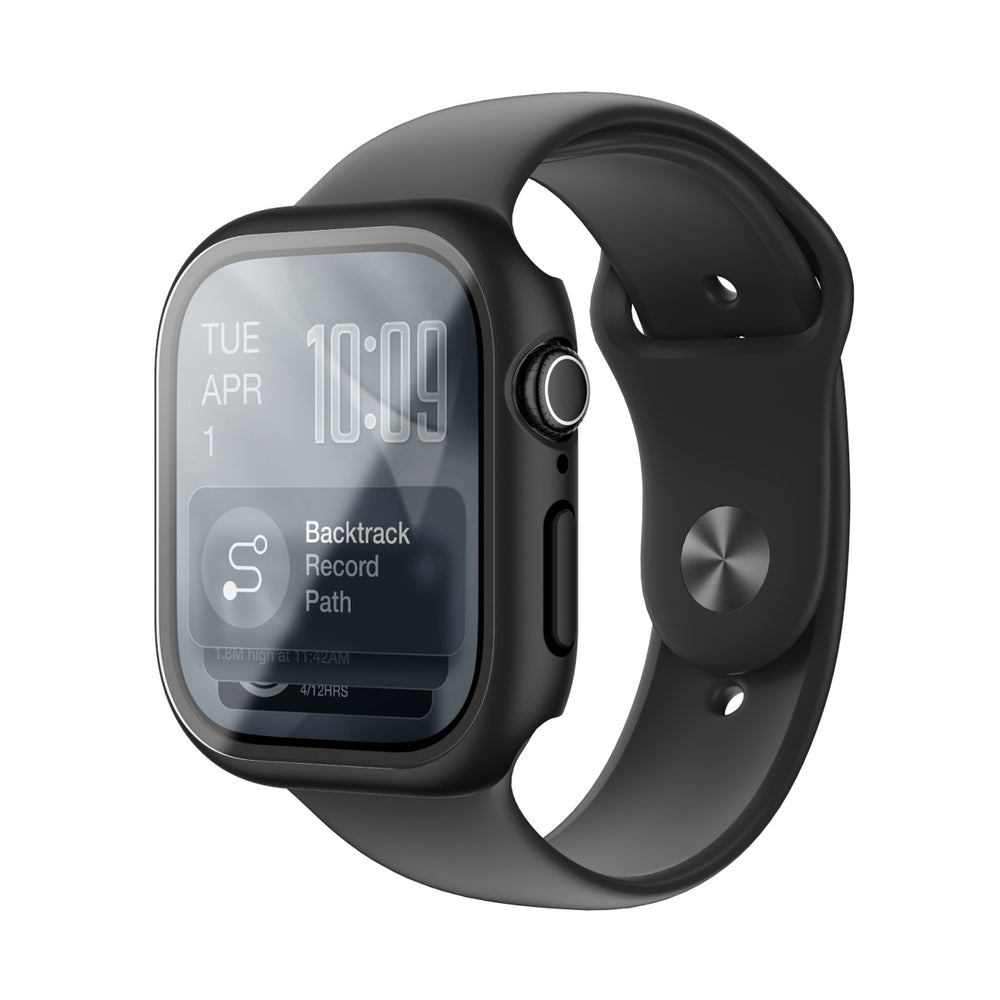 AmazingThing Radix Glass Screen Protector with Case for Apple Watch Series 11 46mm - Black_5