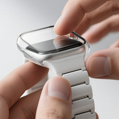 AmazingThing Radix Glass Screen Protector with Case for Apple Watch Series 11 42mm - Clear_9