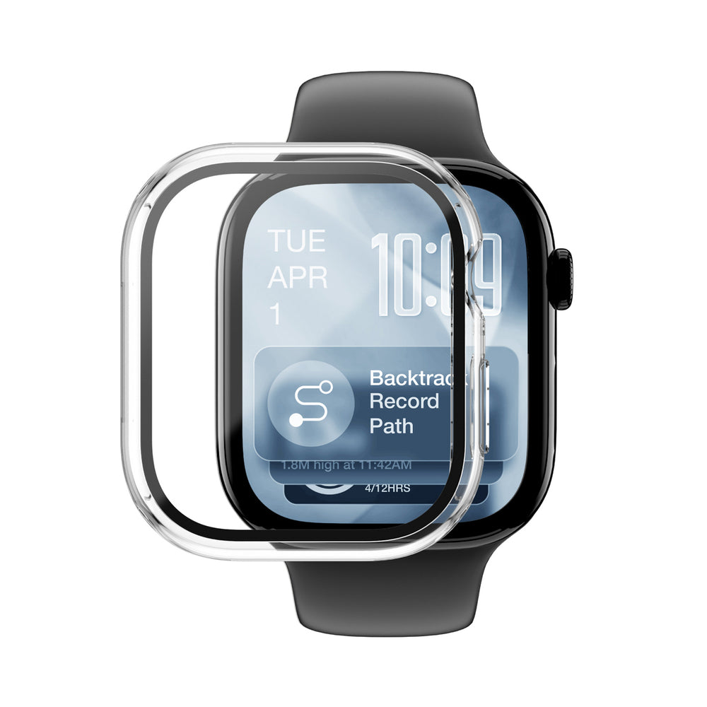 AmazingThing Radix Glass Screen Protector with Case for Apple Watch Series 11 42mm - Clear_2