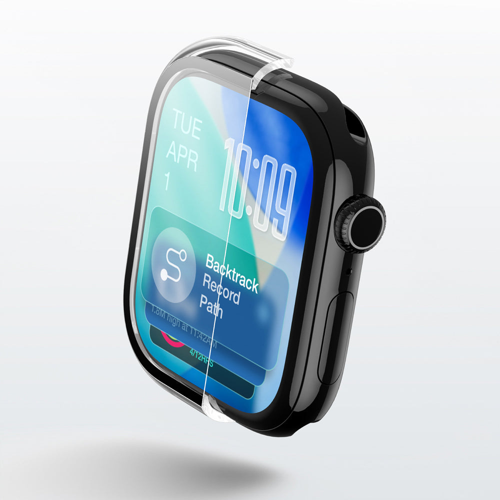 AmazingThing Radix Glass Screen Protector with Case for Apple Watch Series 11 42mm - Clear_8