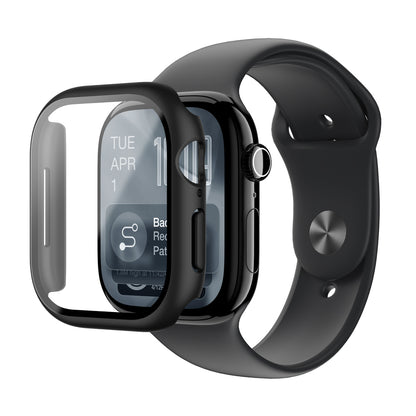 AmazingThing Radix Glass Screen Protector with Case for Apple Watch Series 11 42mm - Black_0
