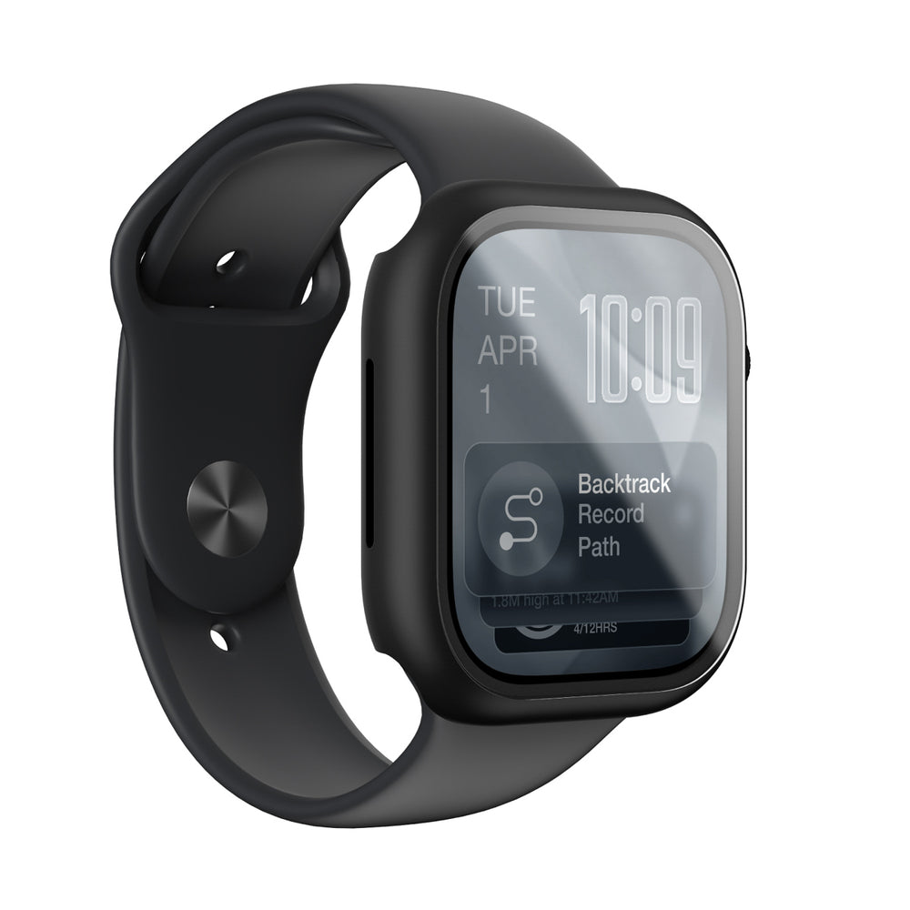 AmazingThing Radix Glass Screen Protector with Case for Apple Watch Series 11 42mm - Black_3