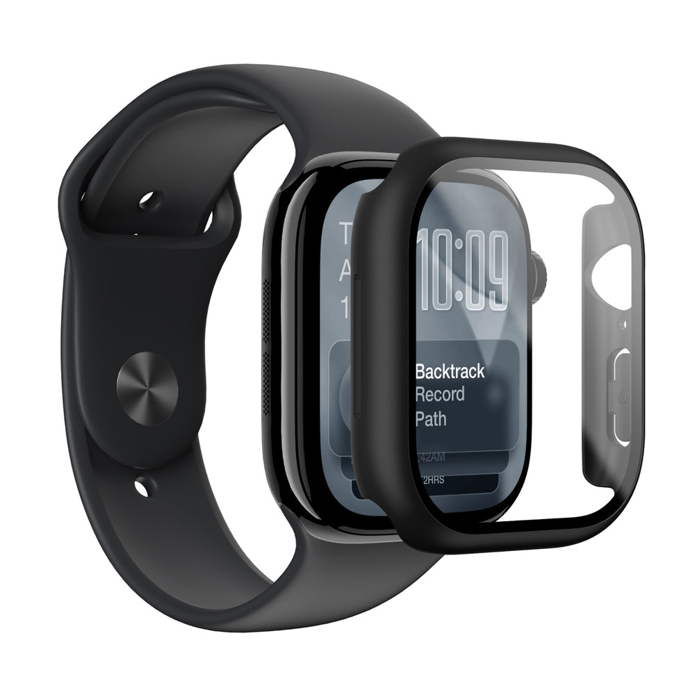 AmazingThing Radix Glass Screen Protector with Case for Apple Watch Series 11 42mm - Black_4