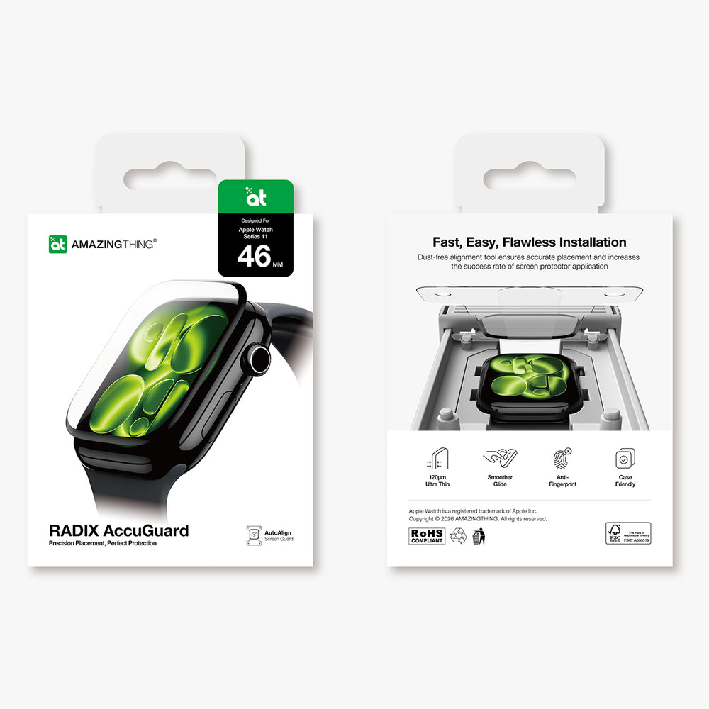 AmazingThing Radix protective foil for Apple Watch Series 11 46 mm_12
