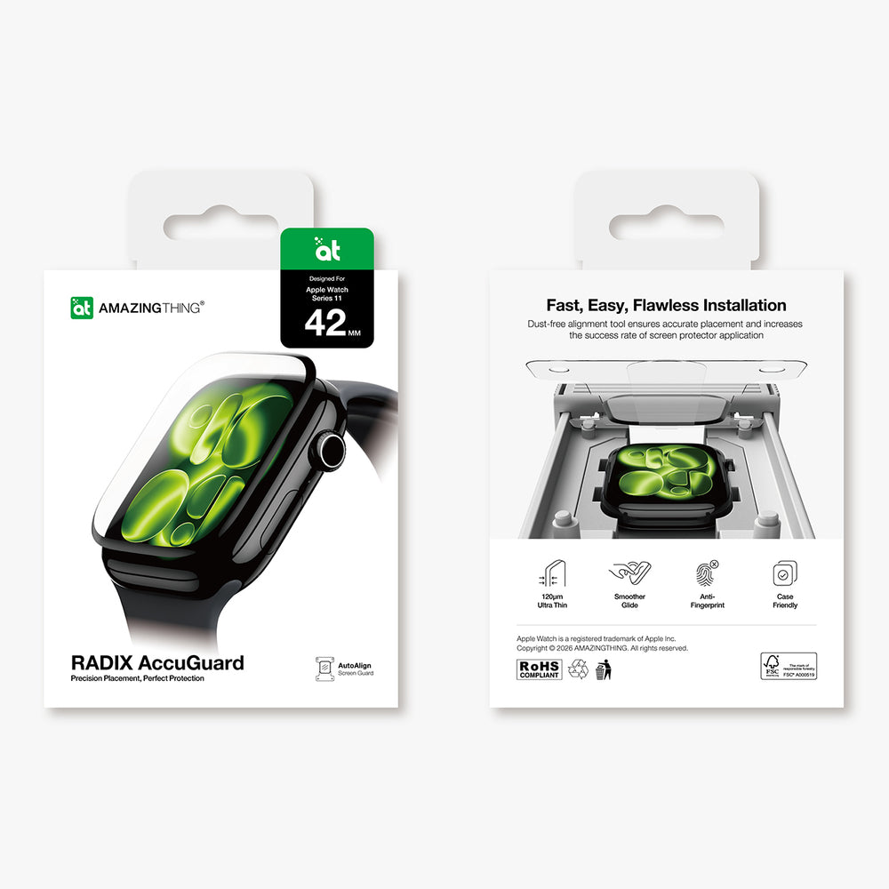 AmazingThing Radix protective foil for Apple Watch Series 11 42 mm_10
