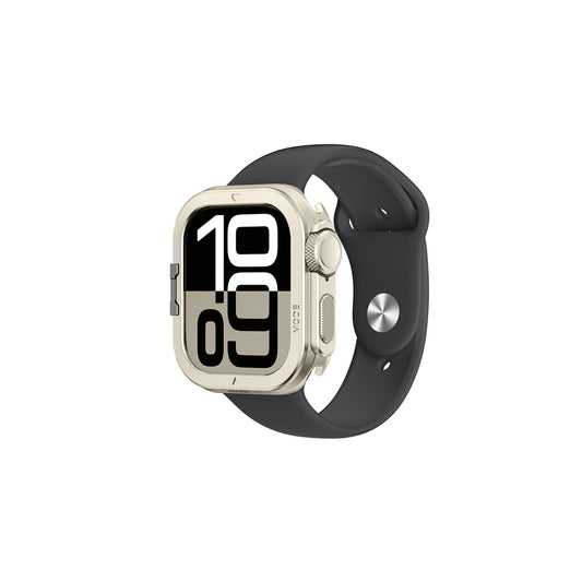 AmazingThing Titan Pro Metal Case for Apple Watch 11 46mm Aluminum - Titanium_0