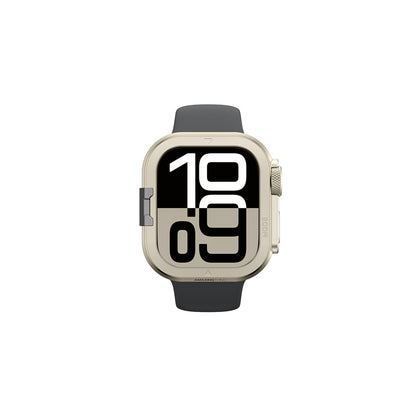 AmazingThing Titan Pro Metal Case for Apple Watch 11 46mm Aluminum - Titanium_3