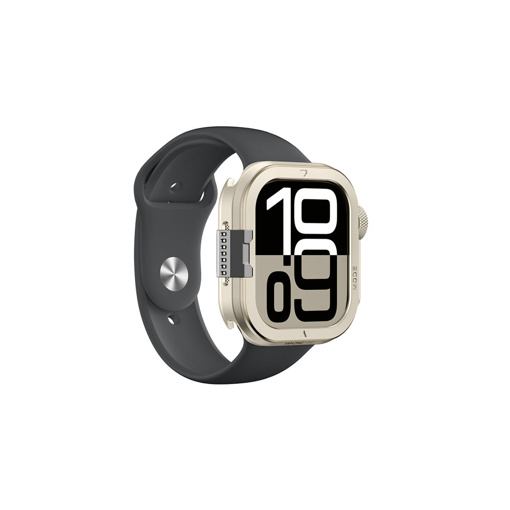 AmazingThing Titan Pro Metal Case for Apple Watch 11 46mm Aluminum - Titanium_5