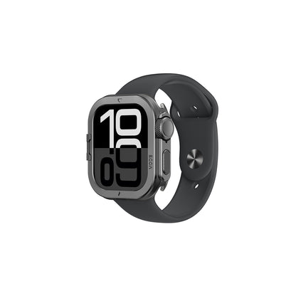 AmazingThing Titan Pro Metal Case for Apple Watch 11 46mm Aluminum - Black_0