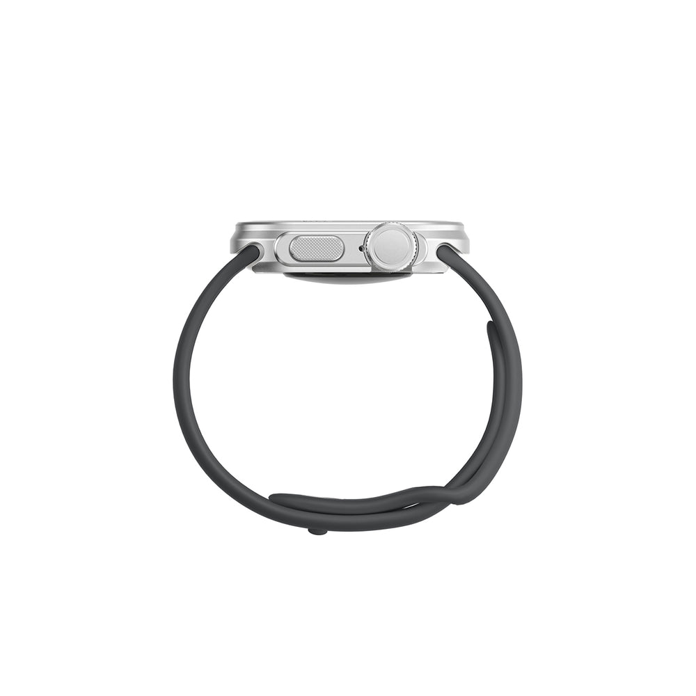 AmazingThing Titan Pro Metal Case for Apple Watch 11 46mm Aluminum - Silver_1