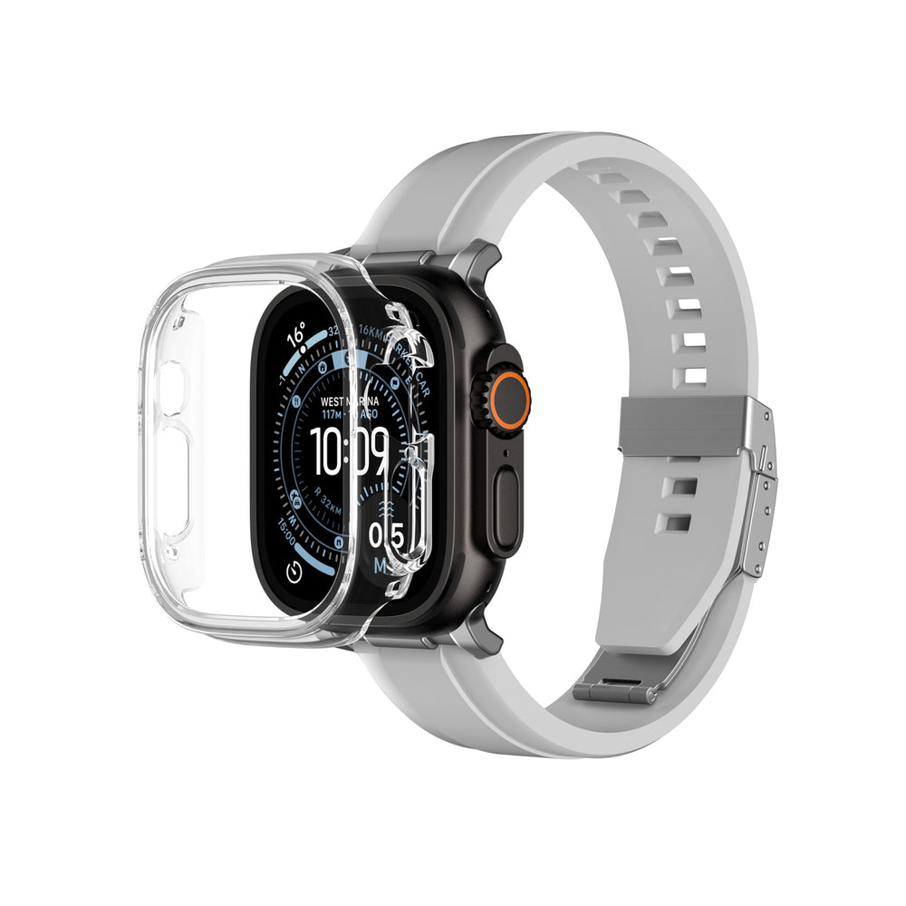 AmazingThing Minimal Protective Case for Apple Watch UItra 3 49mm - Transparent_0