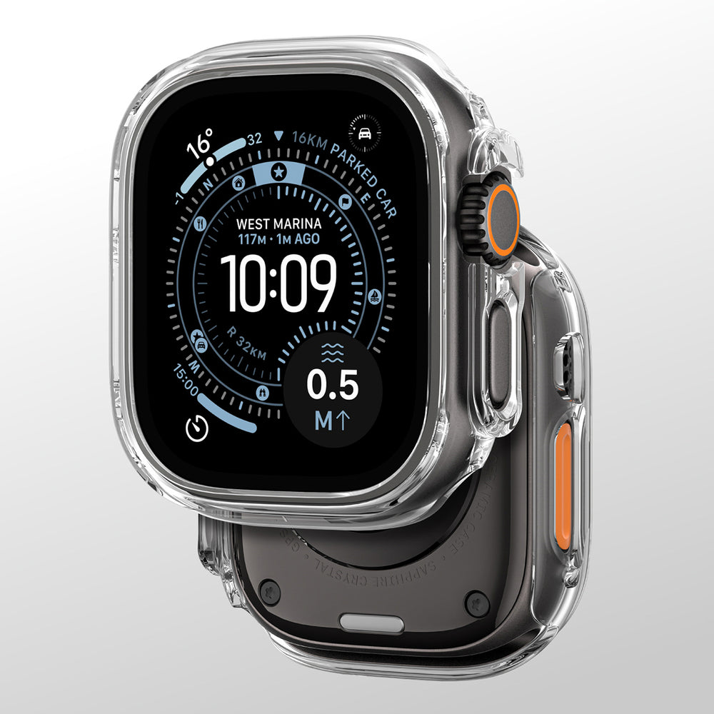 AmazingThing Minimal Protective Case for Apple Watch UItra 3 49mm - Transparent_10