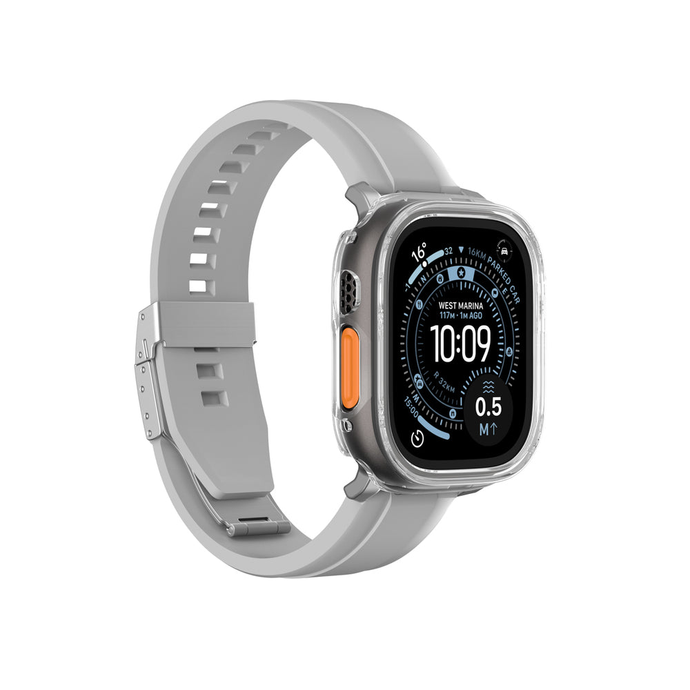 AmazingThing Minimal Protective Case for Apple Watch UItra 3 49mm - Transparent_3