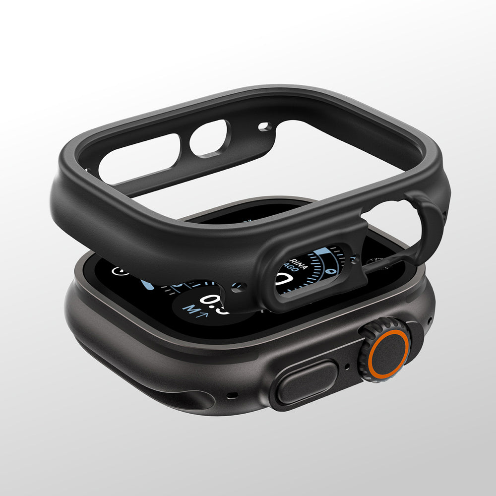 AmazingThing Minimal Protective Case for Apple Watch UItra 3 49mm - Black_9
