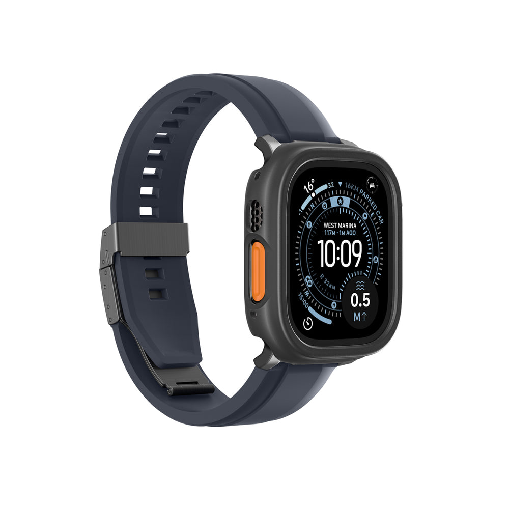 AmazingThing Minimal Protective Case for Apple Watch UItra 3 49mm - Black_3
