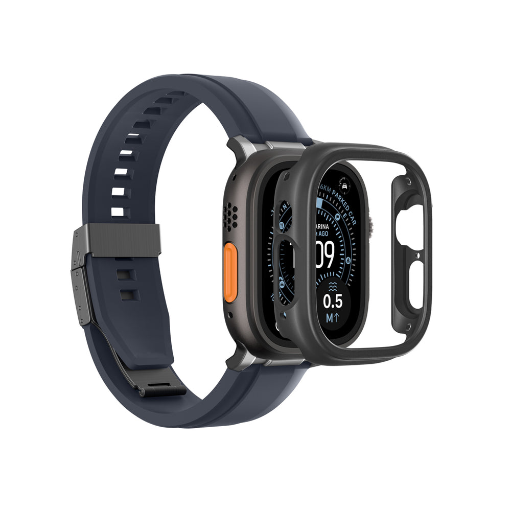 AmazingThing Minimal Protective Case for Apple Watch UItra 3 49mm - Black_4