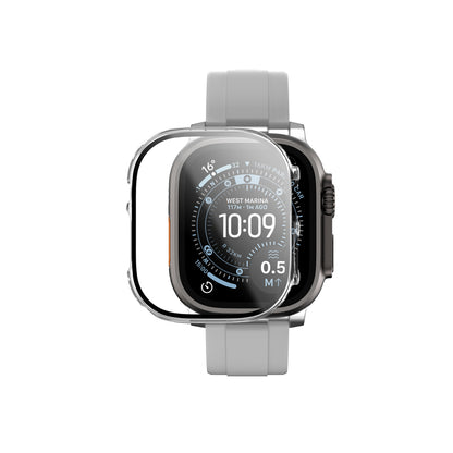 AmazingThing Radix Glass Screen Protector with Case for Apple Watch UItra 3 49mm - Clear_3