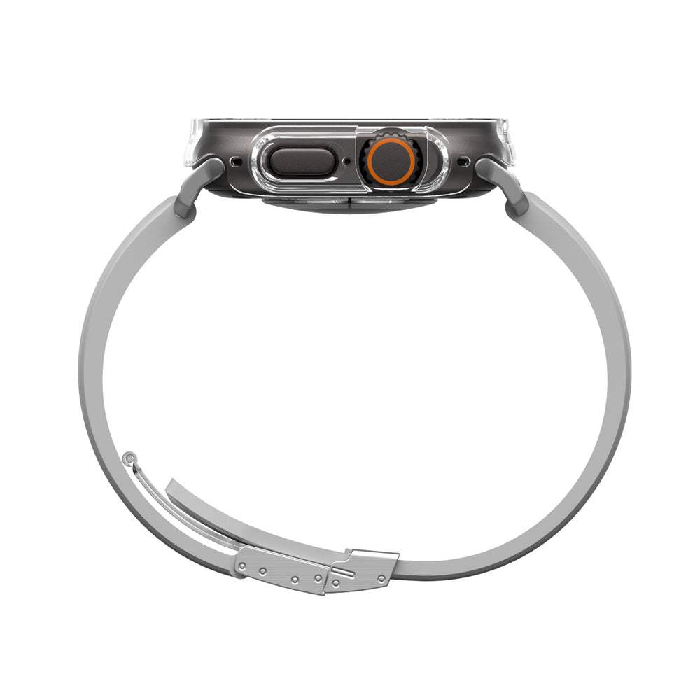 AmazingThing Radix Glass Screen Protector with Case for Apple Watch UItra 3 49mm - Clear_6