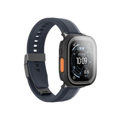 AmazingThing Radix Glass Screen Protector with Case for Apple Watch UItra 3 49mm - Black_1