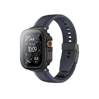 AmazingThing Radix Glass Screen Protector with Case for Apple Watch UItra 3 49mm - Black_5